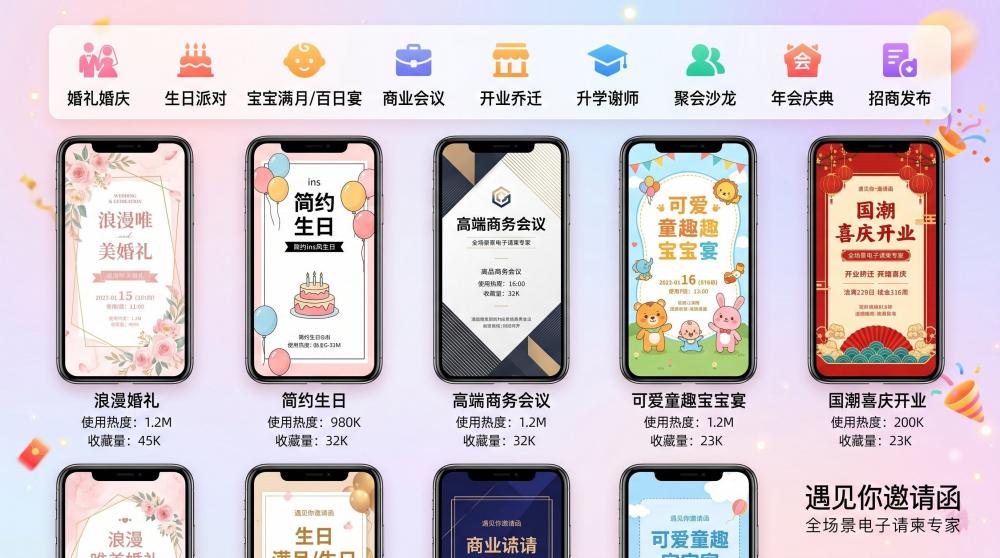 发布会邀请函质感平庸？高清素材重塑高级商务格调